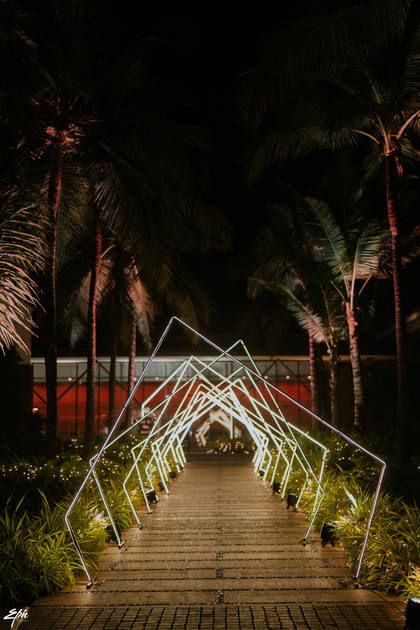 Gate / Entrance and Aisle / Walkway — Sangeet decor — Alila Diwa Goa